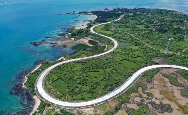 海南环岛旅游公路建设效果