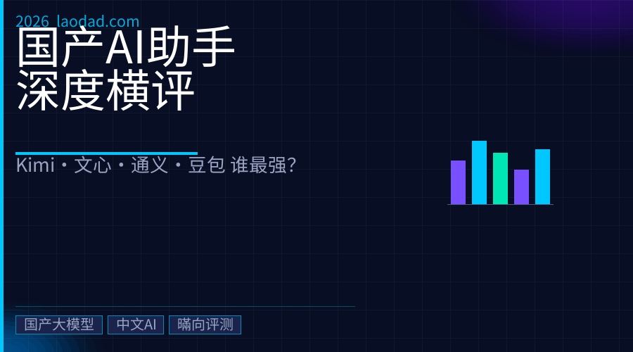 2026年国产AI助手深度横评：Kimi vs 文心一言 vs 通义千问 vs 豆包，谁才是中文最强AI？