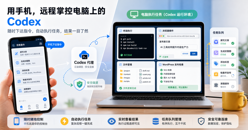 Codex 有手机版吗？手机控制电脑运行 Codex 的 3 种实操方法 – 老达AI博客