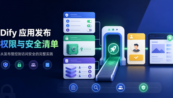 Dify应用发布前检查权限、API Key、知识库访问和人工确认节点的安全清单