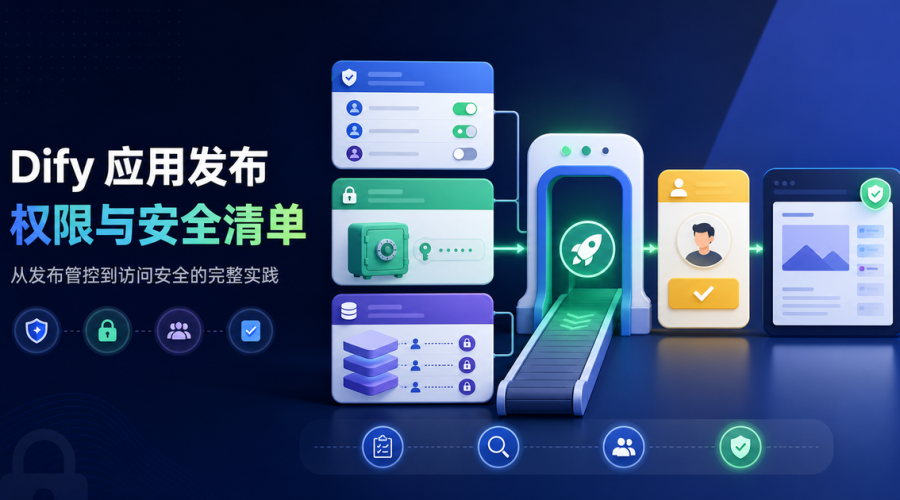 Dify应用发布前检查权限、API Key、知识库访问和人工确认节点的安全清单