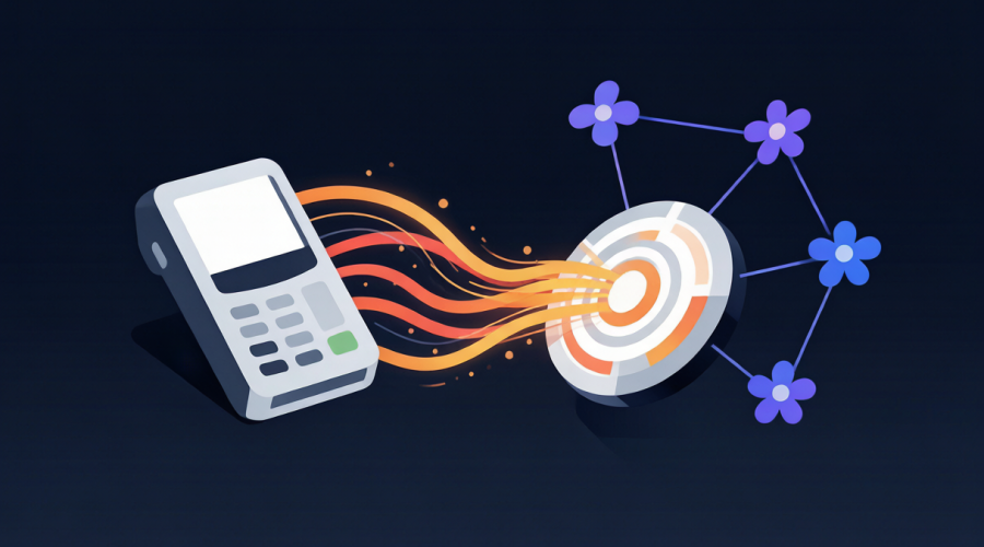 Stripe 拟收购 OpenRouter 主题图：支付终端与多路大模型 API 汇聚成一个中转枢纽